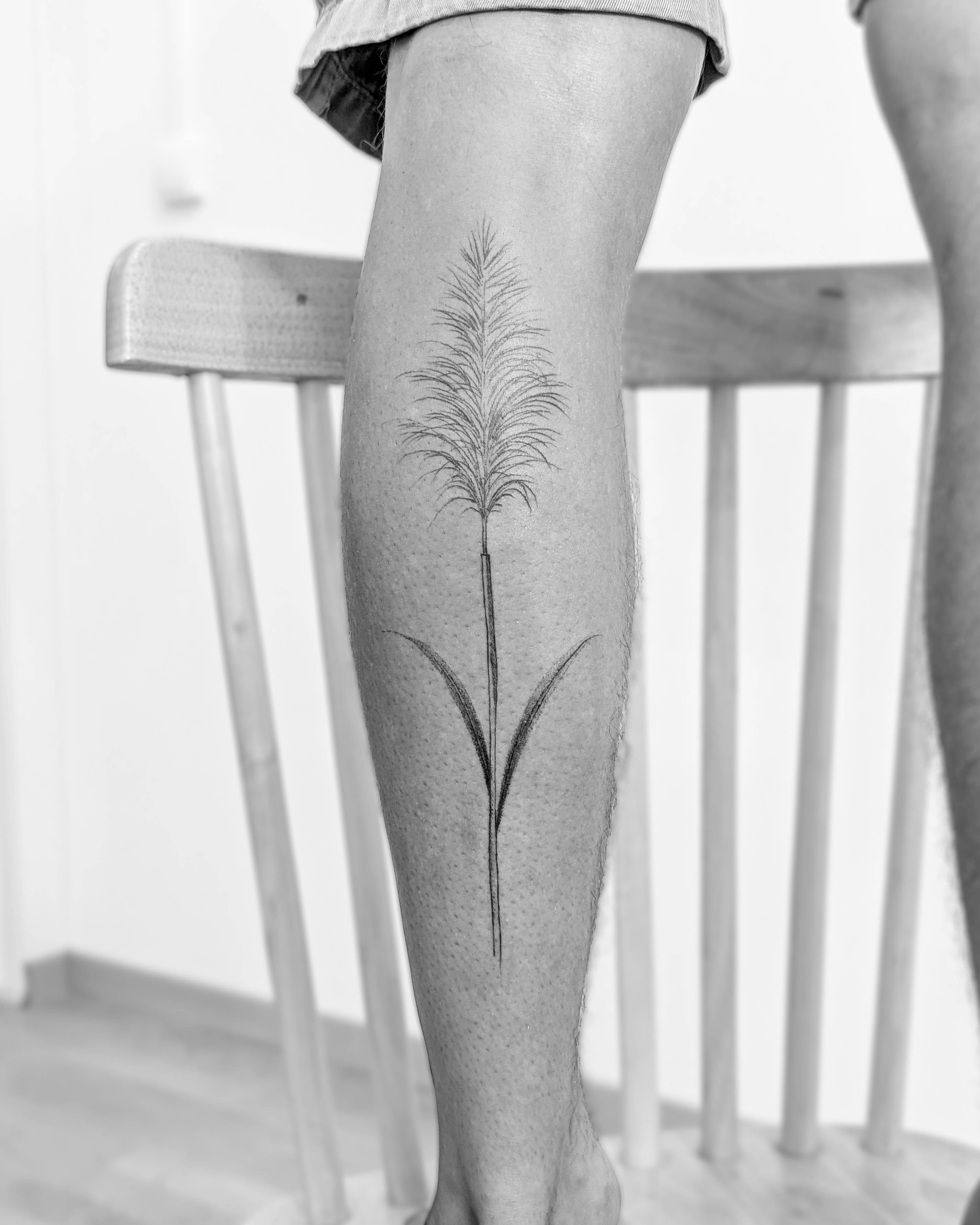 Tatouage fineline BatayCok La Réunion